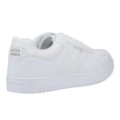 White - Back - Jack And Jones Mens Jam Low Trainers
