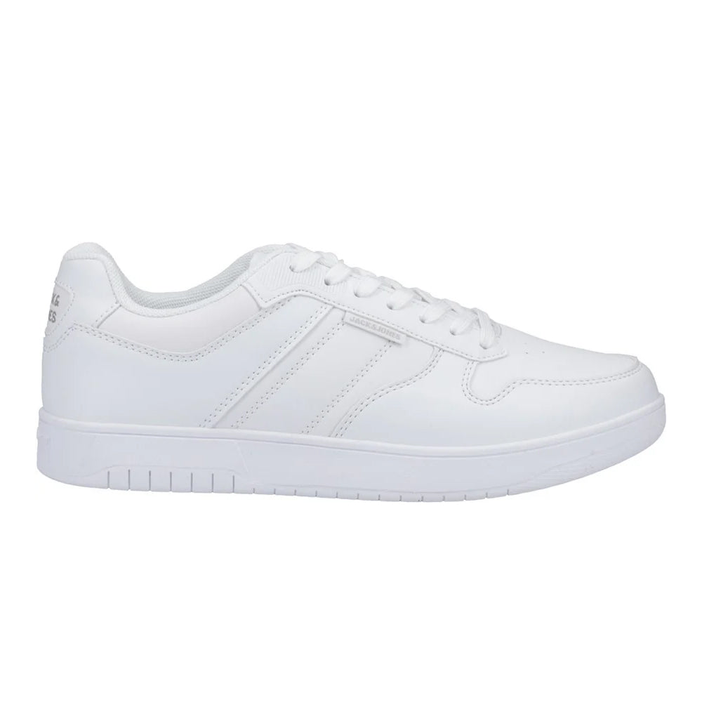 White - Lifestyle - Jack And Jones Mens Jam Low Trainers