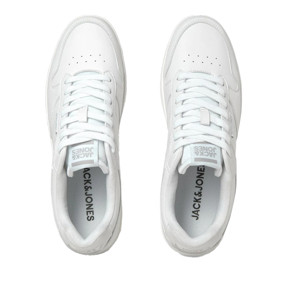 White - Pack Shot - Jack And Jones Mens Jam Low Trainers