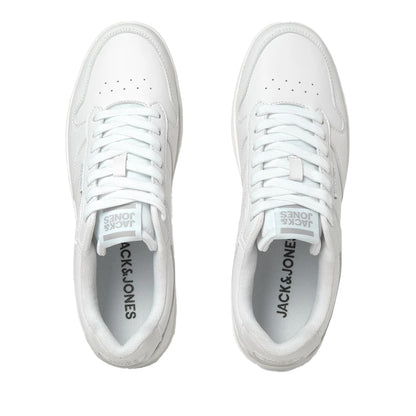 White - Pack Shot - Jack And Jones Mens Jam Low Trainers