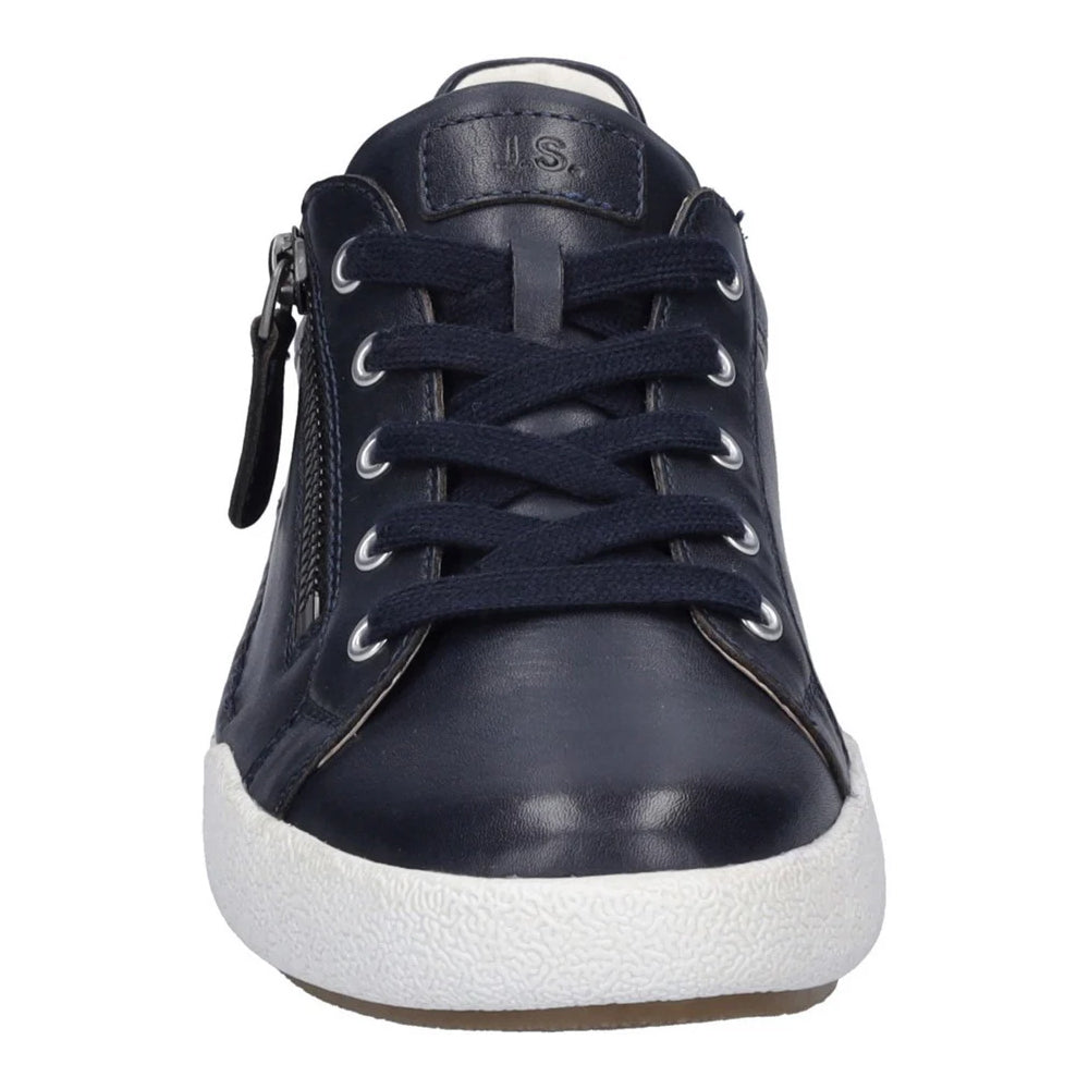 Indigo - Close up - Josef Seibel Womens-Ladies Claire Nubuck Trainers