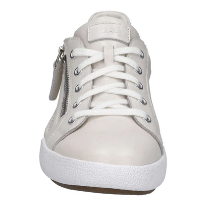 White - Close up - Josef Seibel Womens-Ladies Claire Nubuck Trainers