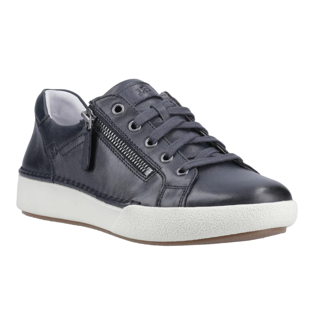 Indigo - Front - Josef Seibel Womens-Ladies Claire Nubuck Trainers