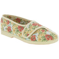 BEIGE - Front - GBS Wendy Slipper - Womens Slippers