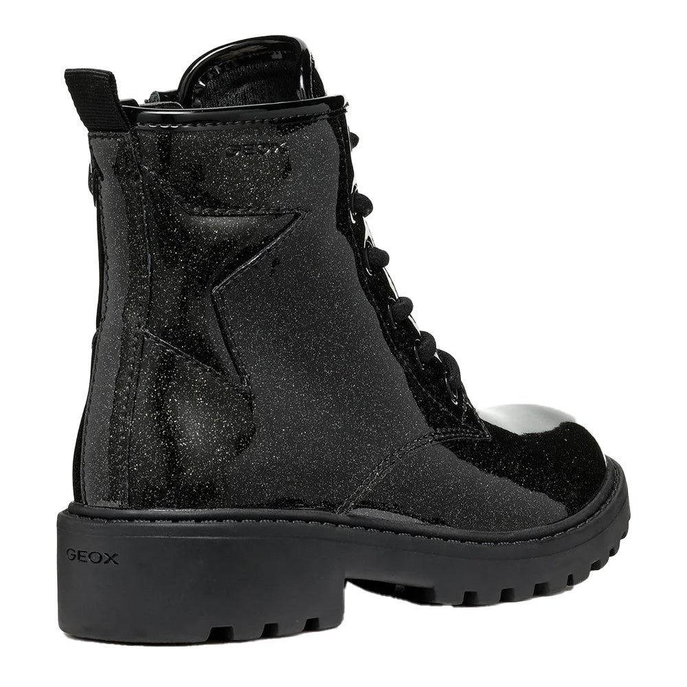 Black - Back - Geox Girls J Casey G Ankle Boots