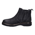 Black - Side - Bejo Mens Nubuck Chelsea Boots