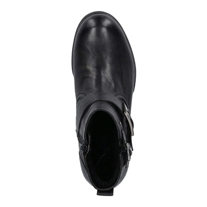 Black - Pack Shot - Josef Seibel Womens-Ladies Sanja 16 Leather Ankle Boots