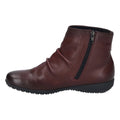 Bordeaux - Side - Josef Seibel Womens-Ladies Naly 61 Leather Ankle Boots