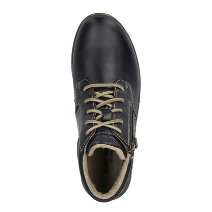 Black - Pack Shot - Josef Seibel Womens-Ladies Conny 52 Leather Ankle Boots