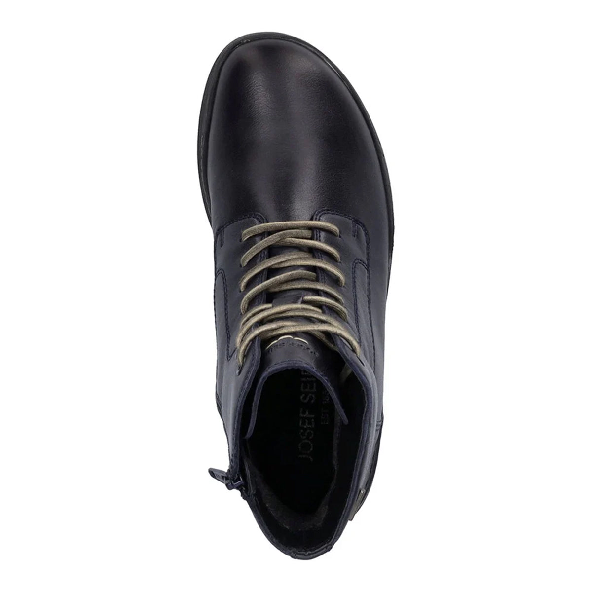 Dark Blue Ocean - Pack Shot - Josef Seibel Womens-Ladies Anna 51 Leather Ankle Boots
