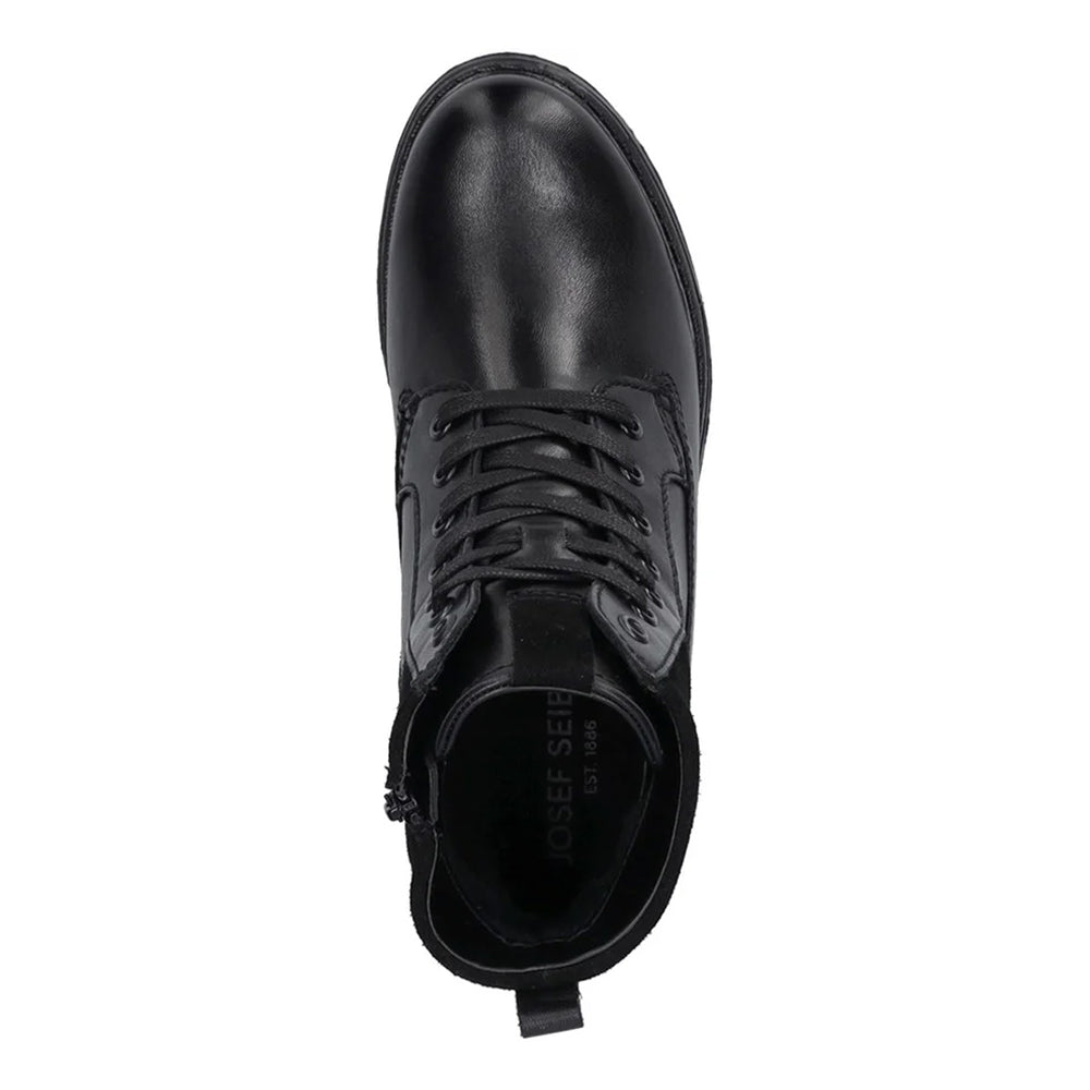 Black - Pack Shot - Jose Beut Womens-Ladies Leather Ankle Boots