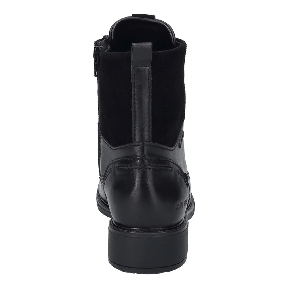 Black - Back - Jose Beut Womens-Ladies Leather Ankle Boots