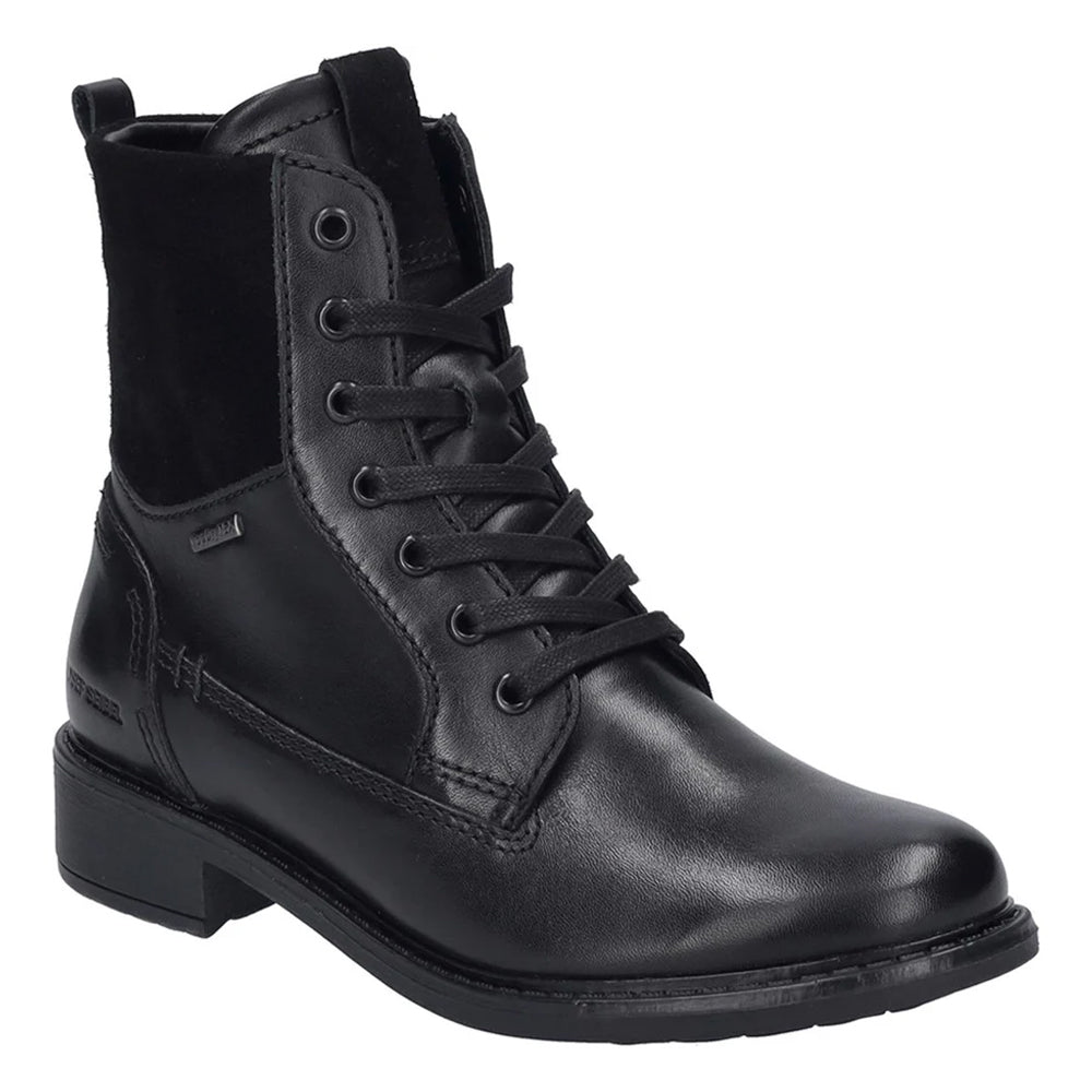 Black - Front - Jose Beut Womens-Ladies Leather Ankle Boots