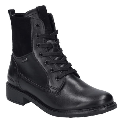 Black - Front - Jose Beut Womens-Ladies Leather Ankle Boots
