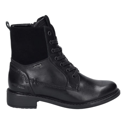 Black - Side - Jose Beut Womens-Ladies Leather Ankle Boots