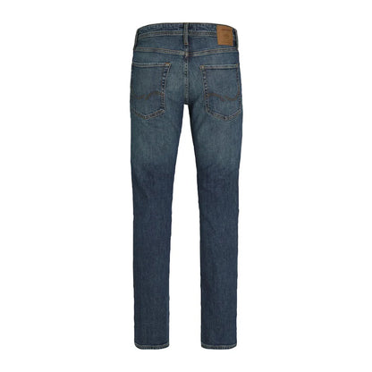 Blue Denim - Back - Jack And Jones Mens Clark Original Jeans