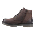 Brown - Side - Amblers Mens Bath Full Grain Leather Ankle Boots