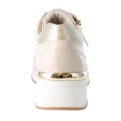 Taupe - Back - Josef Seibel Womens-Ladies Ella 01 Trainers