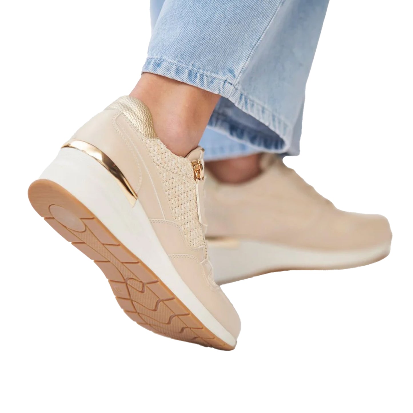 Taupe - Pack Shot - Josef Seibel Womens-Ladies Ella 01 Trainers
