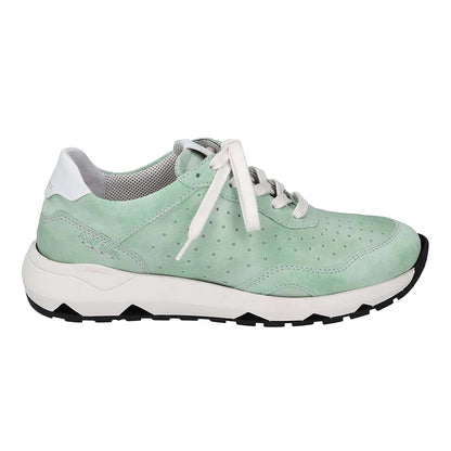 Mint Kombi - Back - Josef Seibel Womens-Ladies Leather Trainers