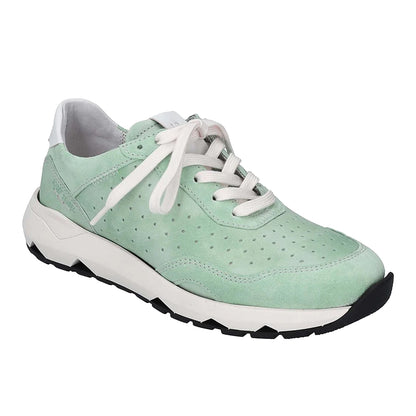 Mint Kombi - Front - Josef Seibel Womens-Ladies Leather Trainers