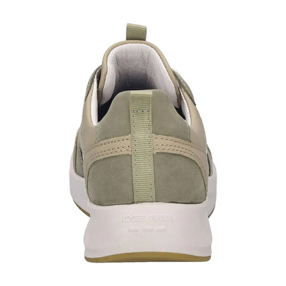 Beige - Back - Josef Seibel Womens-Ladies Elli 09 Leather Trainers
