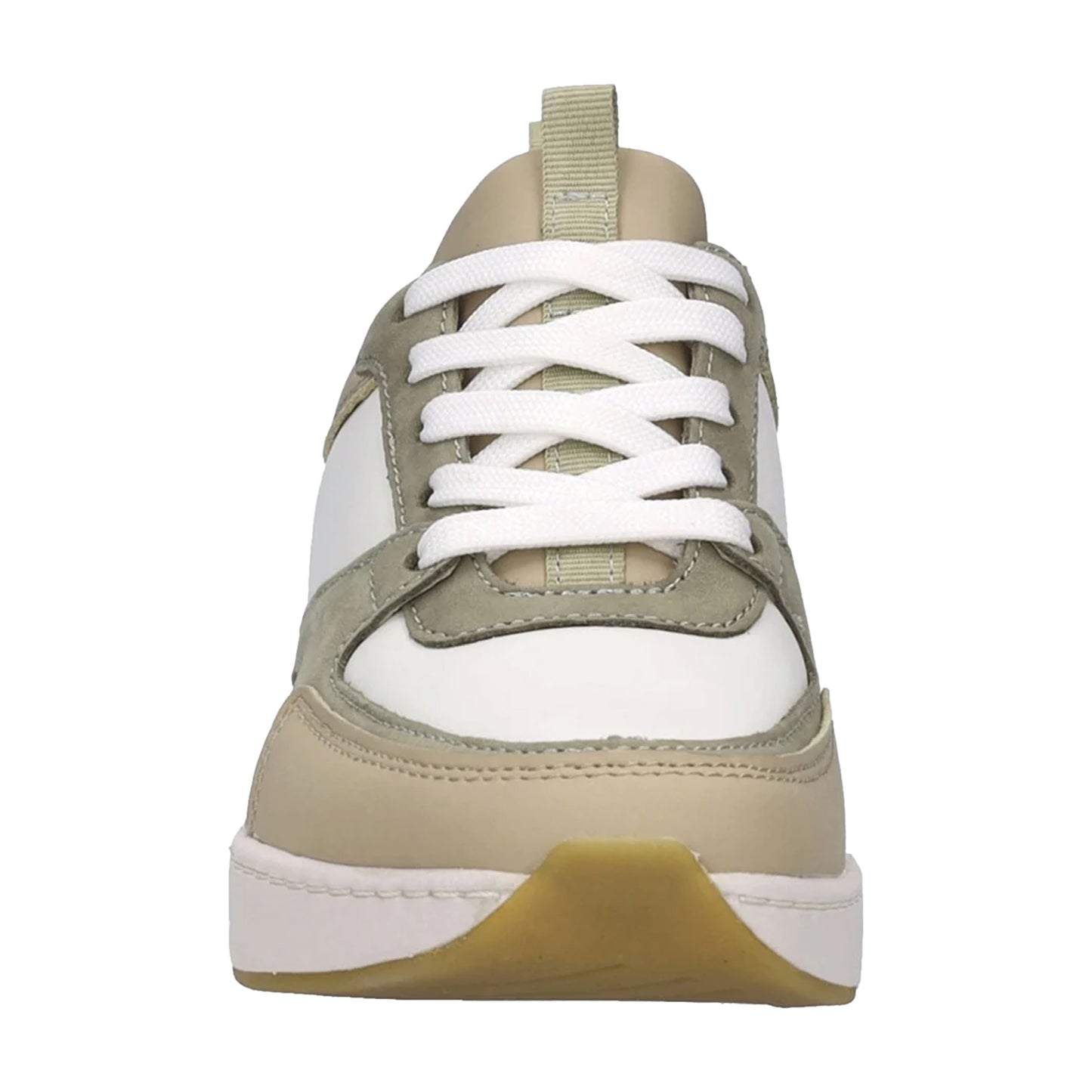 Beige - Pack Shot - Josef Seibel Womens-Ladies Elli 09 Leather Trainers