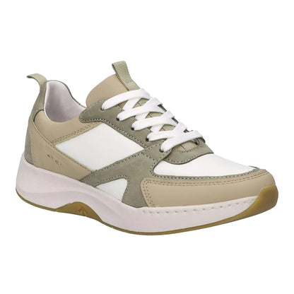 Beige - Front - Josef Seibel Womens-Ladies Elli 09 Leather Trainers