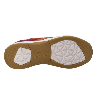 Red-Orange-White - Pack Shot - Josef Seibel Womens-Ladies Elli 09 Leather Trainers