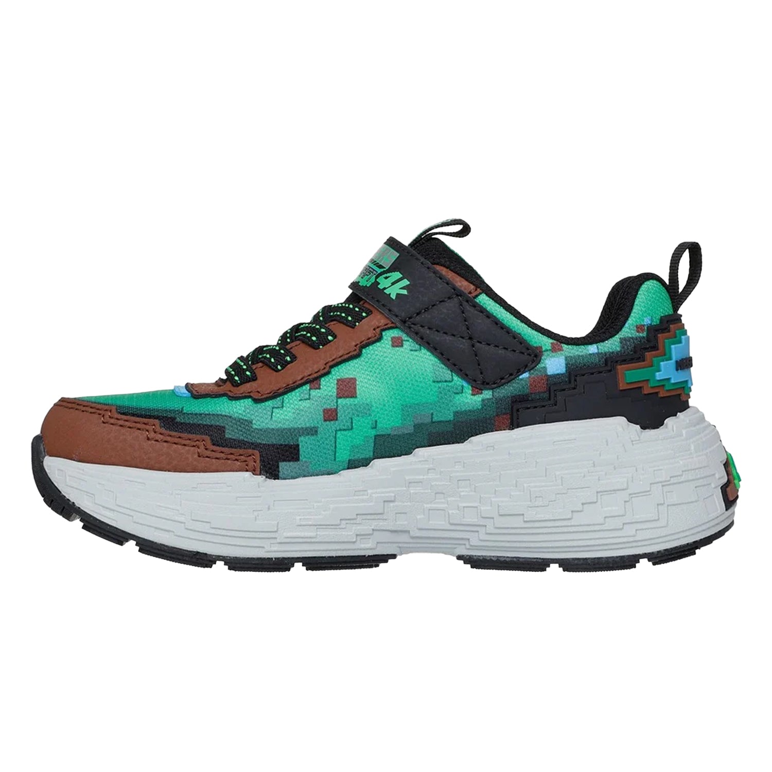 Brown-Multicoloured - Back - Skechers Boys Mega-Craft 4K Trainers