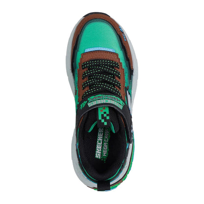 Brown-Multicoloured - Lifestyle - Skechers Boys Mega-Craft 4K Trainers