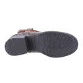 Brown - Lifestyle - Hush Puppies Womens-Ladies Saskia Leather Boots