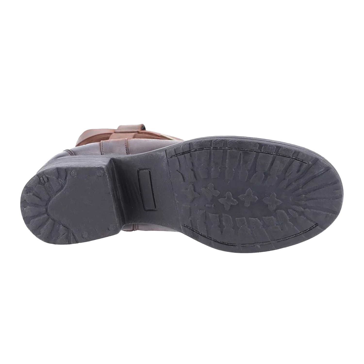 Brown - Lifestyle - Hush Puppies Womens-Ladies Saskia Leather Boots