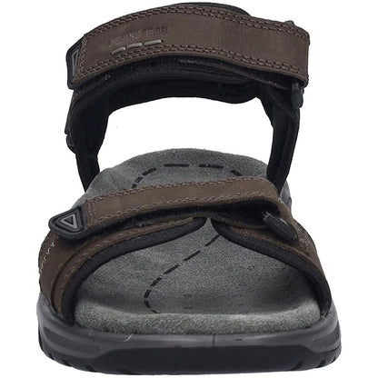Brown - Lifestyle - Josef Seibel Mens Arlo 01 Leather Sandals