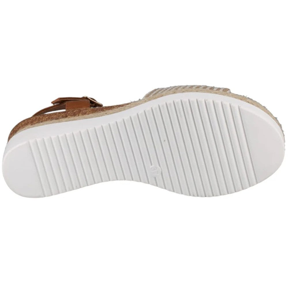 Beige - Side - Josef Seibel Womens-Ladies Espi 01 Sandals
