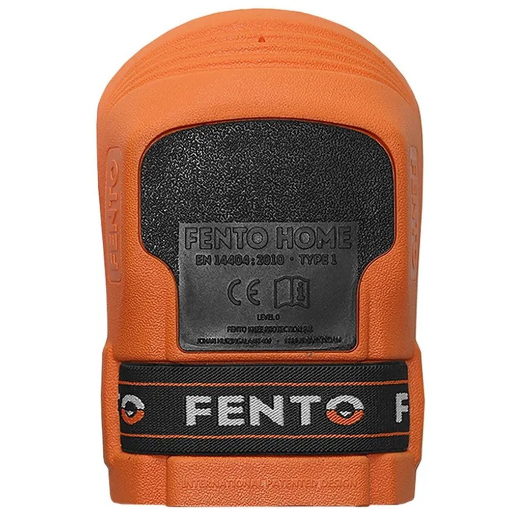 Black-Orange - Back - Fento Home Knee Pad (Pack of 2)