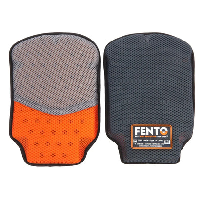 Black-Orange - Side - Fento Pocket Knee Pad Inserts