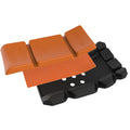 Orange-Black - Close up - Fento M2 Pocket Knee Pad Inserts
