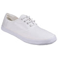 WHITE - Front - Mirak GB Mens Plimsolls - Trainers - Sport Shoes