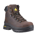 Brown - Front - Amblers Mens 194 Grizedale S7S Cow Leather Safety Boots