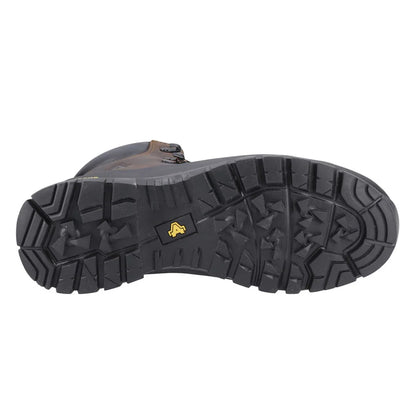 Brown - Pack Shot - Amblers Mens 194 Grizedale S7S Cow Leather Safety Boots