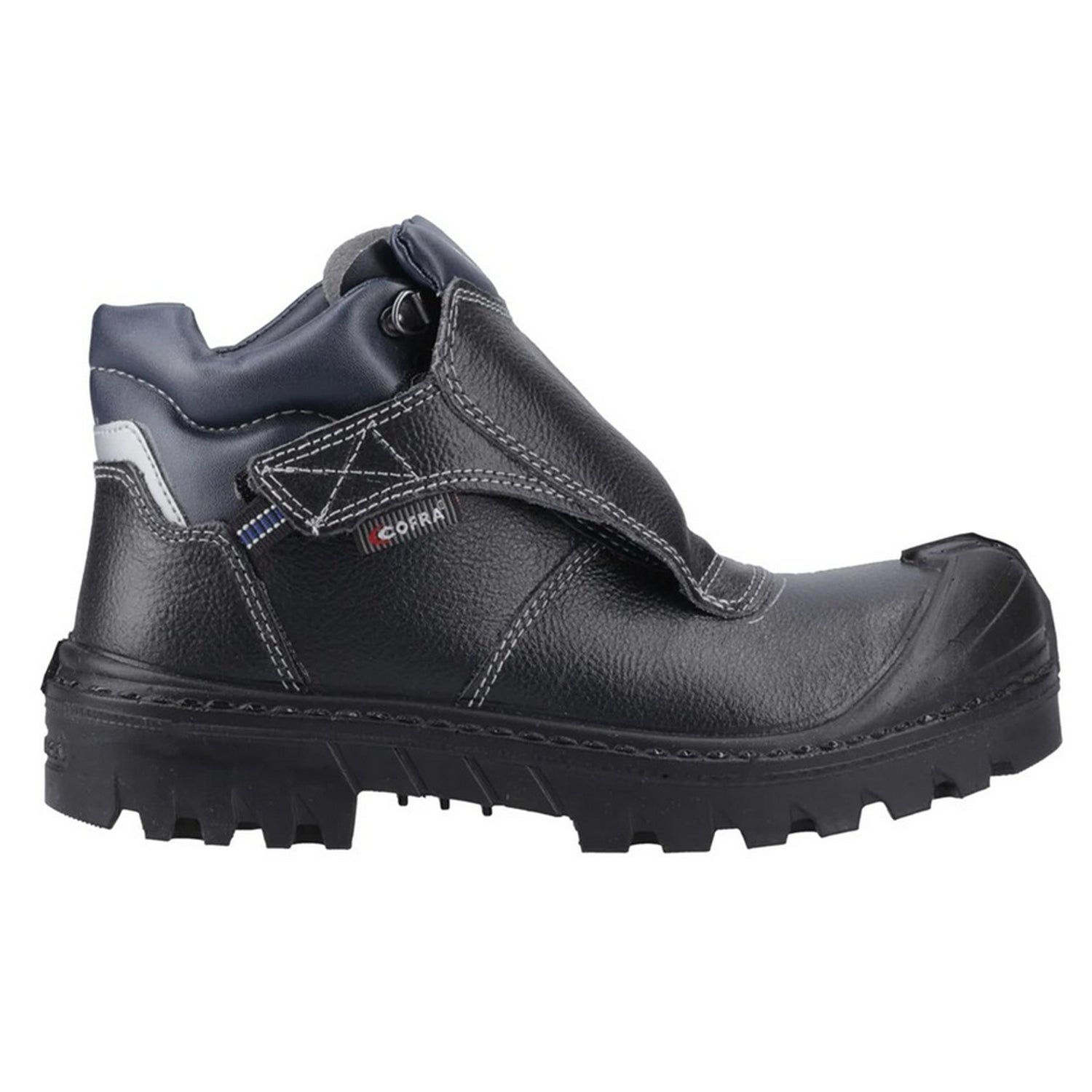 Black - Side - Cofra Mens Welder Safety Boots