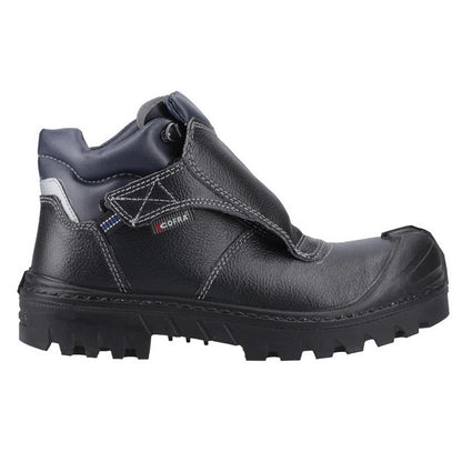 Black - Side - Cofra Mens Welder Safety Boots