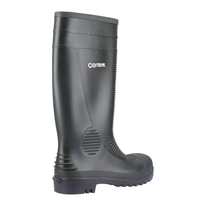 Green-Black - Back - Centek Unisex Adult Safety Wellington Boots