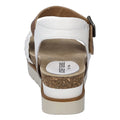 White - Back - Josef Seibel Womens-Ladies Clea 16 Leather Sandals