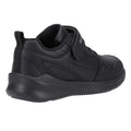 Black - Back - Hush Puppies Boys Marling School Shoes
