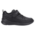 Black - Lifestyle - Hush Puppies Boys Marling School Shoes