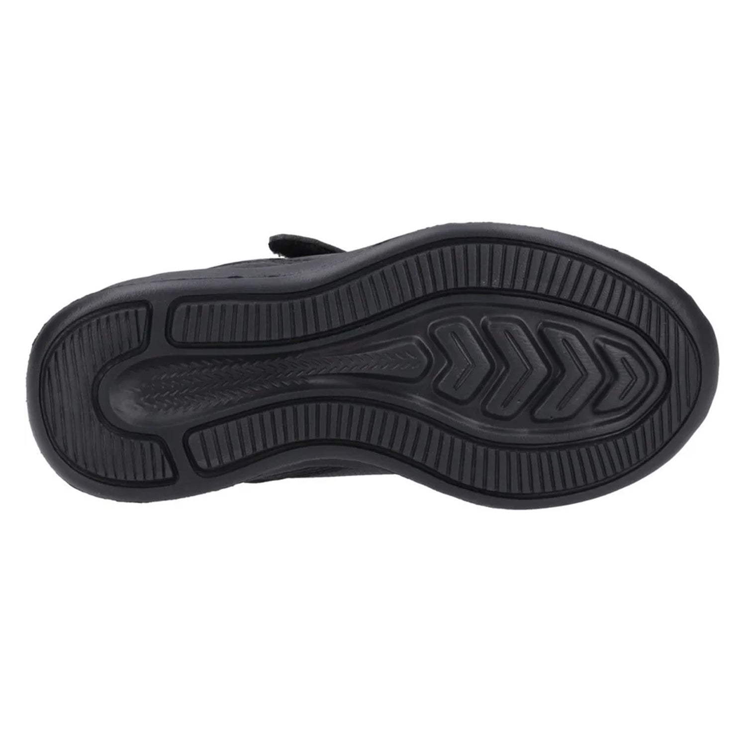 Black - Pack Shot - Hush Puppies Boys Marling School Shoes