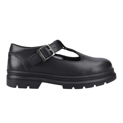 Black - Lifestyle - POD Girls Emilie Leather School Shoes