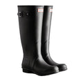 Black - Front - Hunter Womens-Ladies Original Tall Wellington Boots